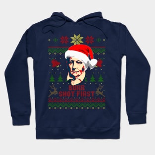 Burr Shot First Christmas Hoodie